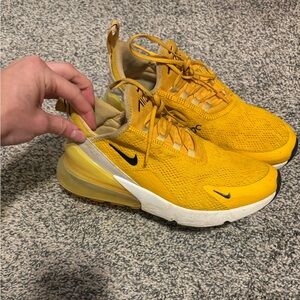 Nike Yellow and Brown Sneakers